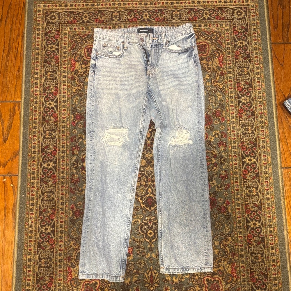 Aeropostale Light Blue Straight Leg Jeans